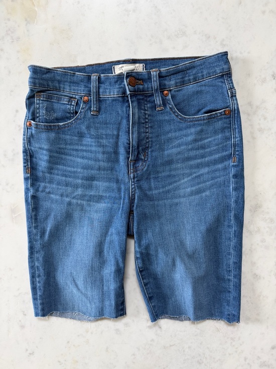 Madewell Pants - Madewell Women's Mid Blue Denim Bermuda Shorts